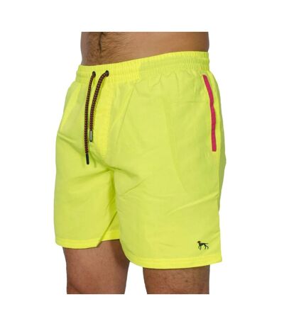 Bewley & Ritch Mens Sand Swim Shorts (Fluorescent Yellow) - UTBG989