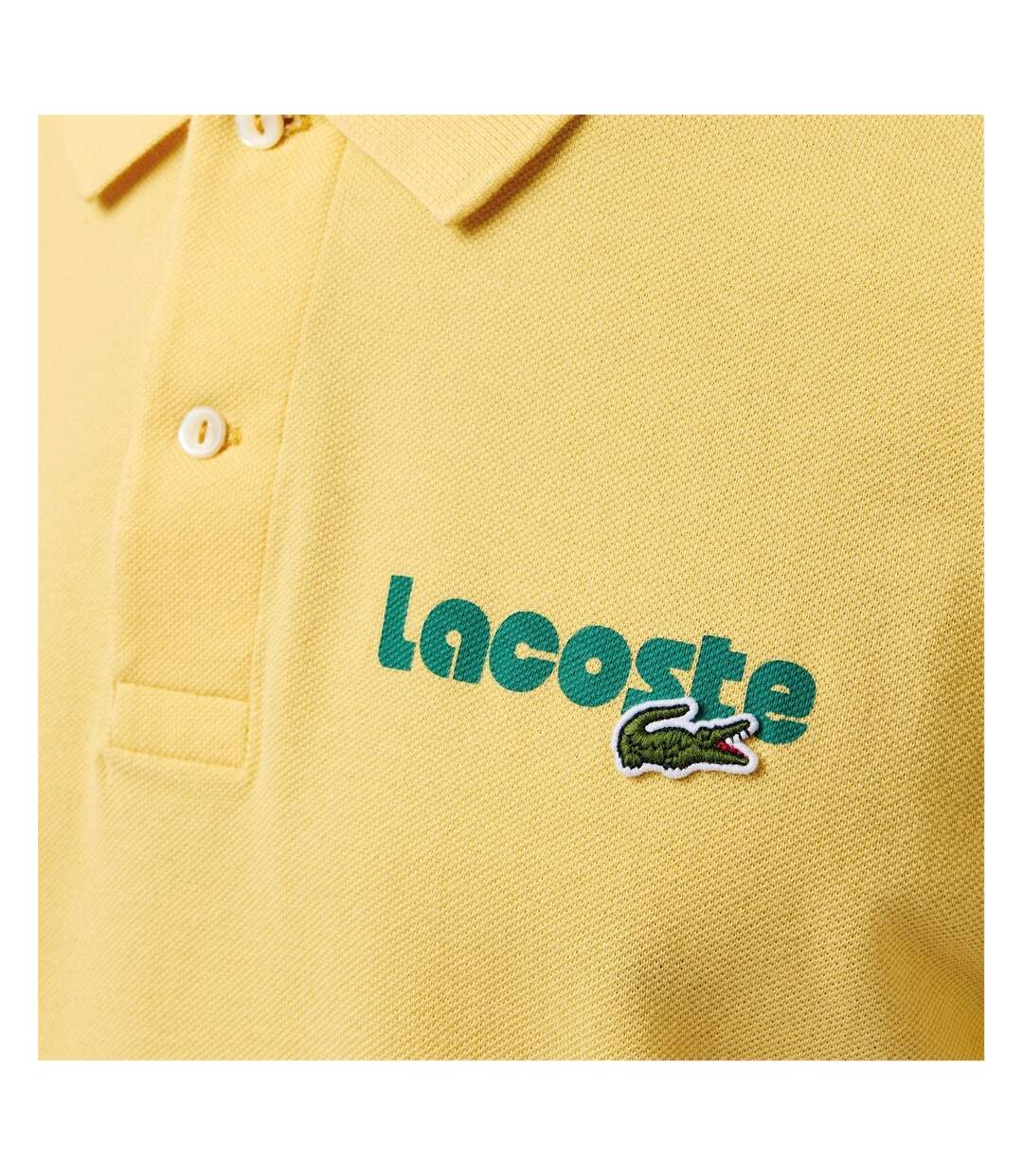 Polo Homme Jaune Pâle Lacoste-4