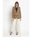 Veste imprimé arty, col tailleur-3