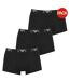 Lot De 3  Boxers Homme Noir Emporio Armani-1