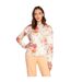 Haut Manches Longues Motif/style Floral Femme Beige Rose Orange PJ Salvage-2
