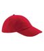 Beechfield Heavy Cotton Low Profile Baseball Cap (Classic Red) - UTPC7030