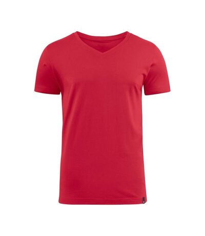 James Harvest Mens American U T-Shirt (Red) - UTUB733