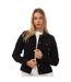 Womens/ladies Wonder Denim Jacket Black Only-3