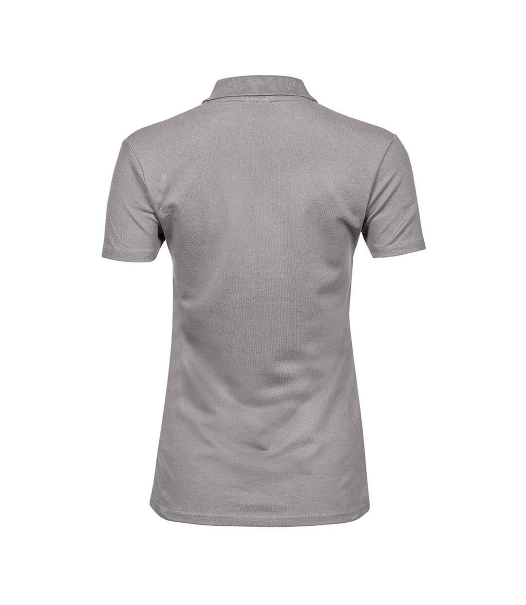 Polo Luxury Femme Beige Gris Tee Jays-2