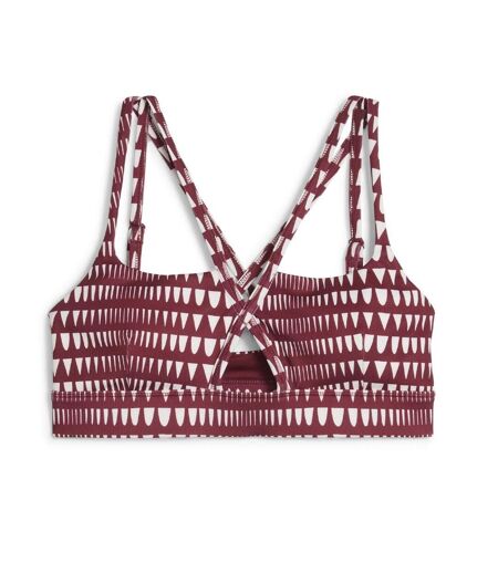 Brassière bordeaux femme puma lemlem impact