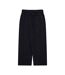 Womens/ladies High Waist Straight Leg Trousers Navy Animal-3