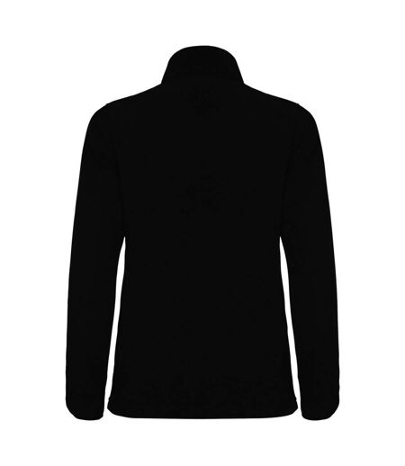 Roly Womens/Ladies Himalaya Quarter Zip Fleece Jacket (Solid Black)