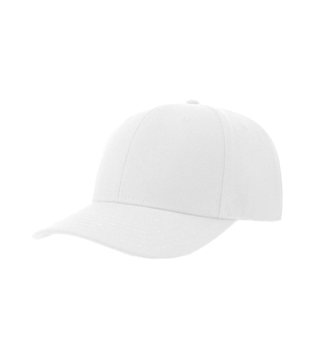 Casquette De Baseball Motif/style 6 Panneaux Beat-s Adulte Blanc Atlantis Headwear-1