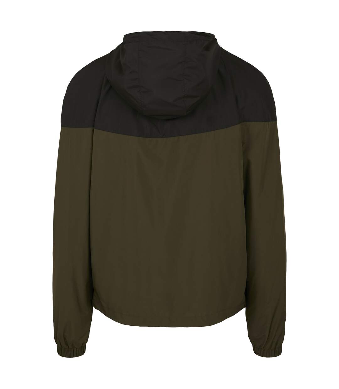 Veste Coupe-vent Adulte Olive Foncée Noir Build Your Brand-2
