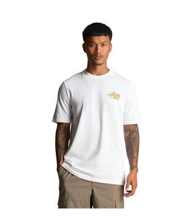 T-shirt Motif Graphique Homme Blanc Lyle & Scott