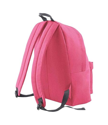 Sac À Dos Original Fashion Taille Unique Rose Vif Gris Foncé Bagbase