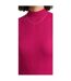 Robe Moulante Manches Courtes Sareply Femme Rose Vif Hugo-4