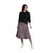Womens/ladies romaro jersey midi skirt tearose Weird Fish-3