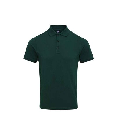 T-shirt polo hommes vert bouteille Premier