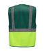 Gilet executive adulte vert / jaune Yoko Yoko