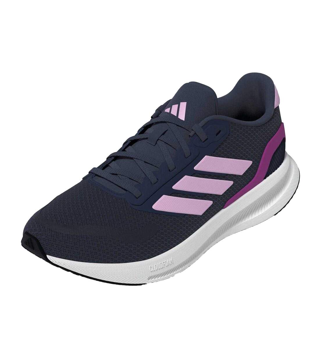 Chaussures Runfalcon Femme Bleu Marine Foncé Blanc Lilas Foncé Adidas-4