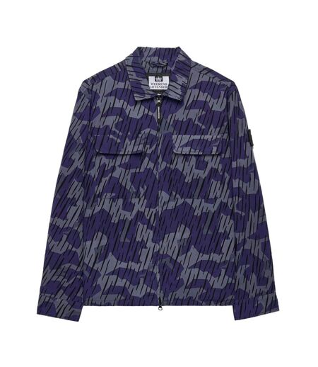 Surchemise Style Camouflage Waya Homme Bleu Marine Weekend Offender