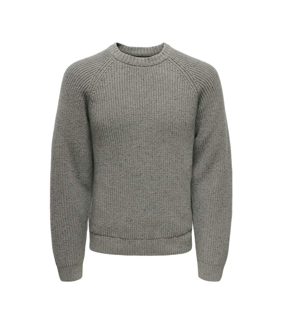 Pull vert homme only & sons litus - l-1