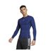 Maillot De Compression Techfit Homme Bleu Marine Foncé Adidas-1