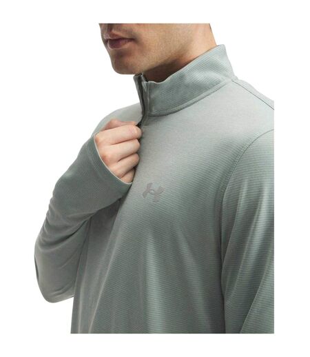 Mens Launch Quarter Zip Track Top Green Under Armour