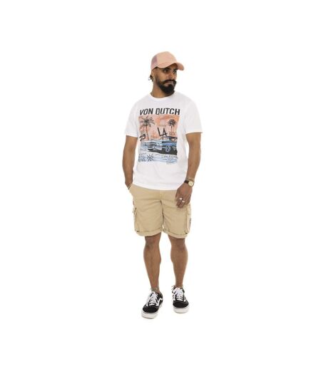 T-shirt en col rond à manches courtes homme photoprint Venice Vondutch