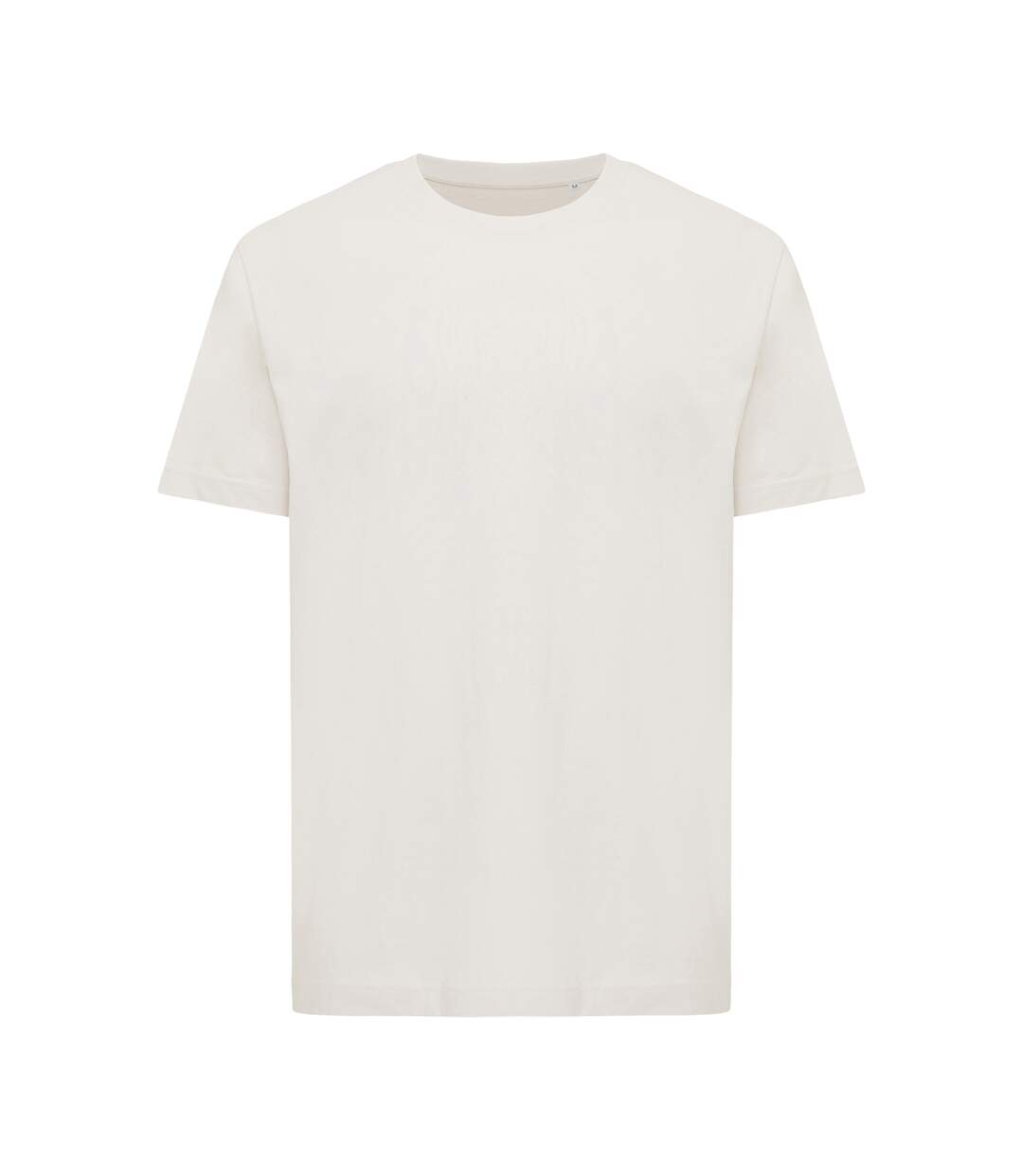 Unisex adult kakadu recycled cotton relaxed fit t-shirt ivory white Iqoniq-1