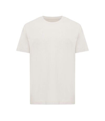 Unisex adult kakadu recycled cotton relaxed fit t-shirt ivory white Iqoniq