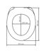 Abattant WC en MDF design bois chêne - Gris-4