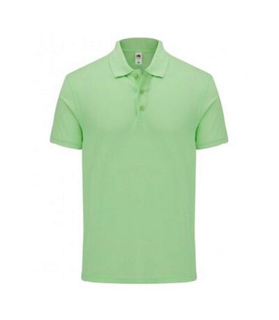 Fruit Of The Loom Mens Iconic Pique Polo Shirt (Neo Mint) - UTPC3571