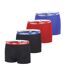 Lot de 4 boxer noir/bleu/rouge homme umbro bcx4-1