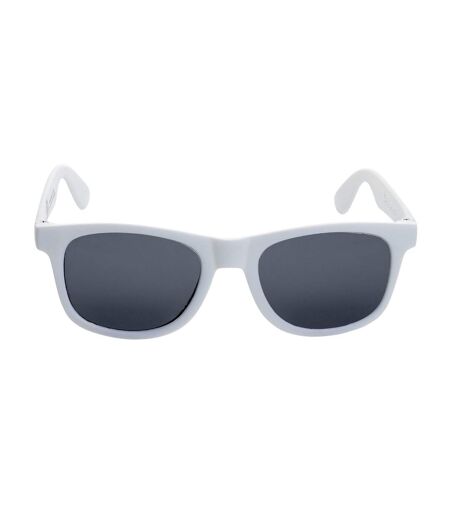 Unisex adult recycled pp plastic sunglasses one size white XD Collection