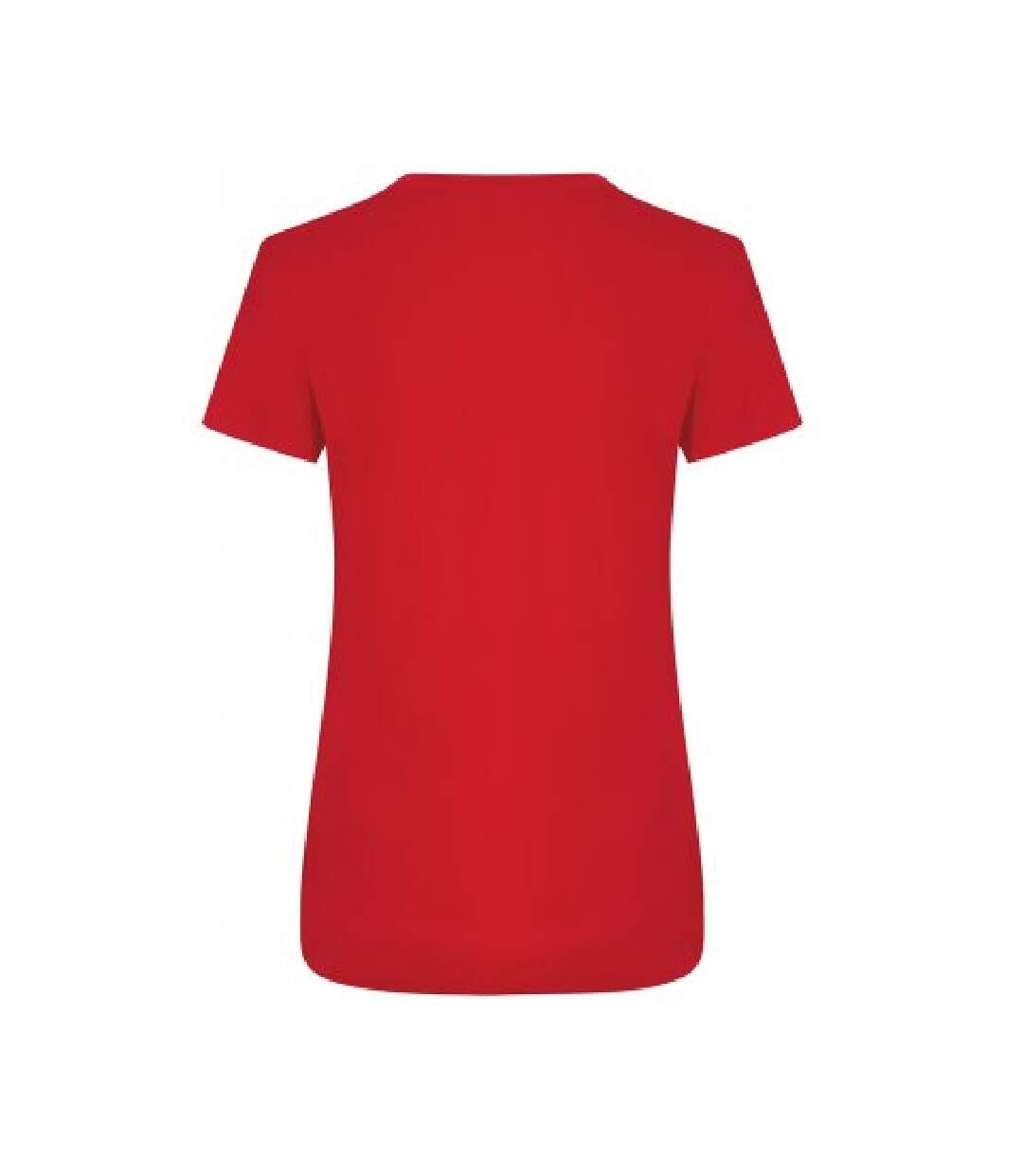 T-shirt ambaro femme rouge feu Ecologie