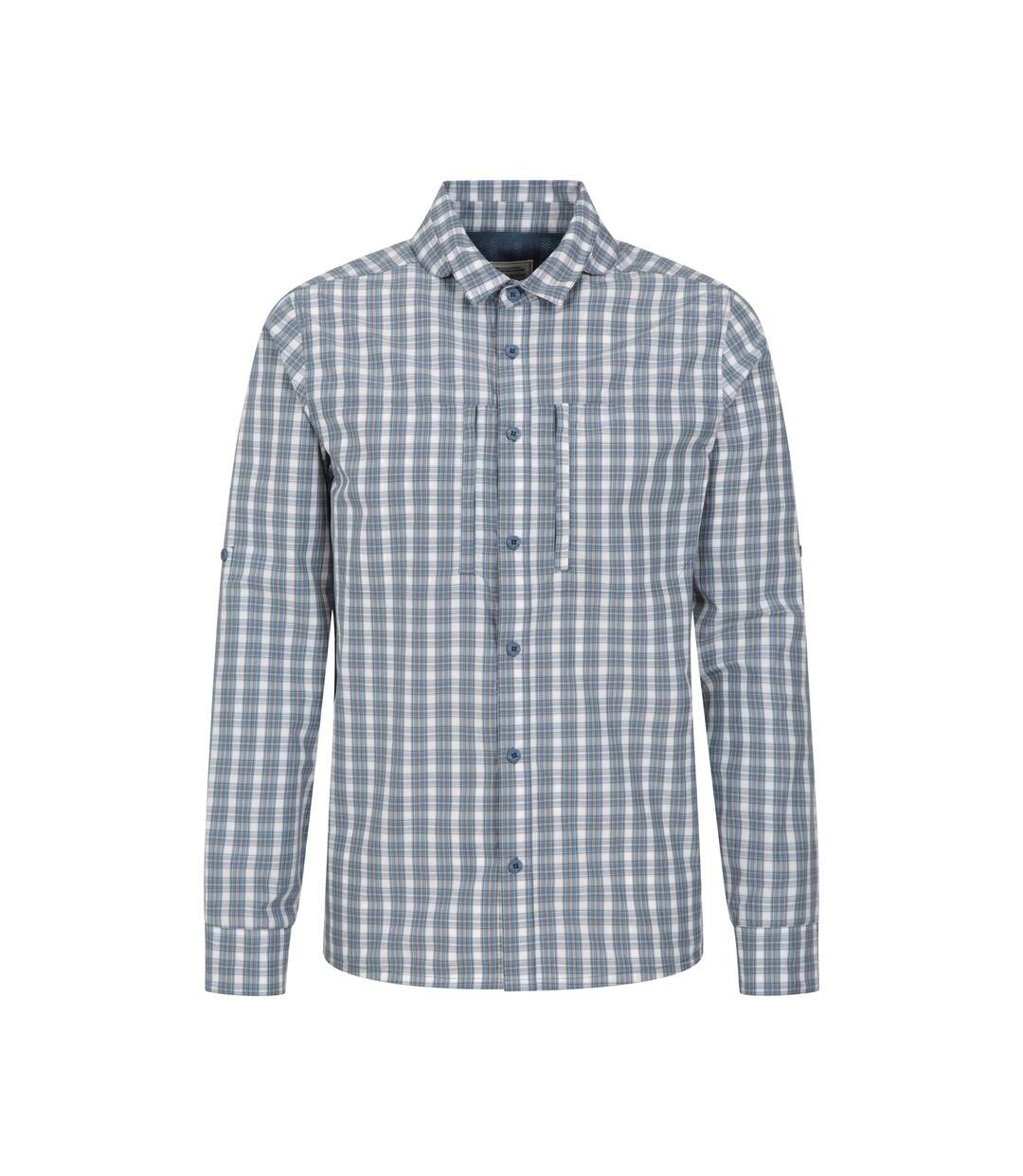 Mountain Warehouse Mens Keel Travel Shirt (Blue)