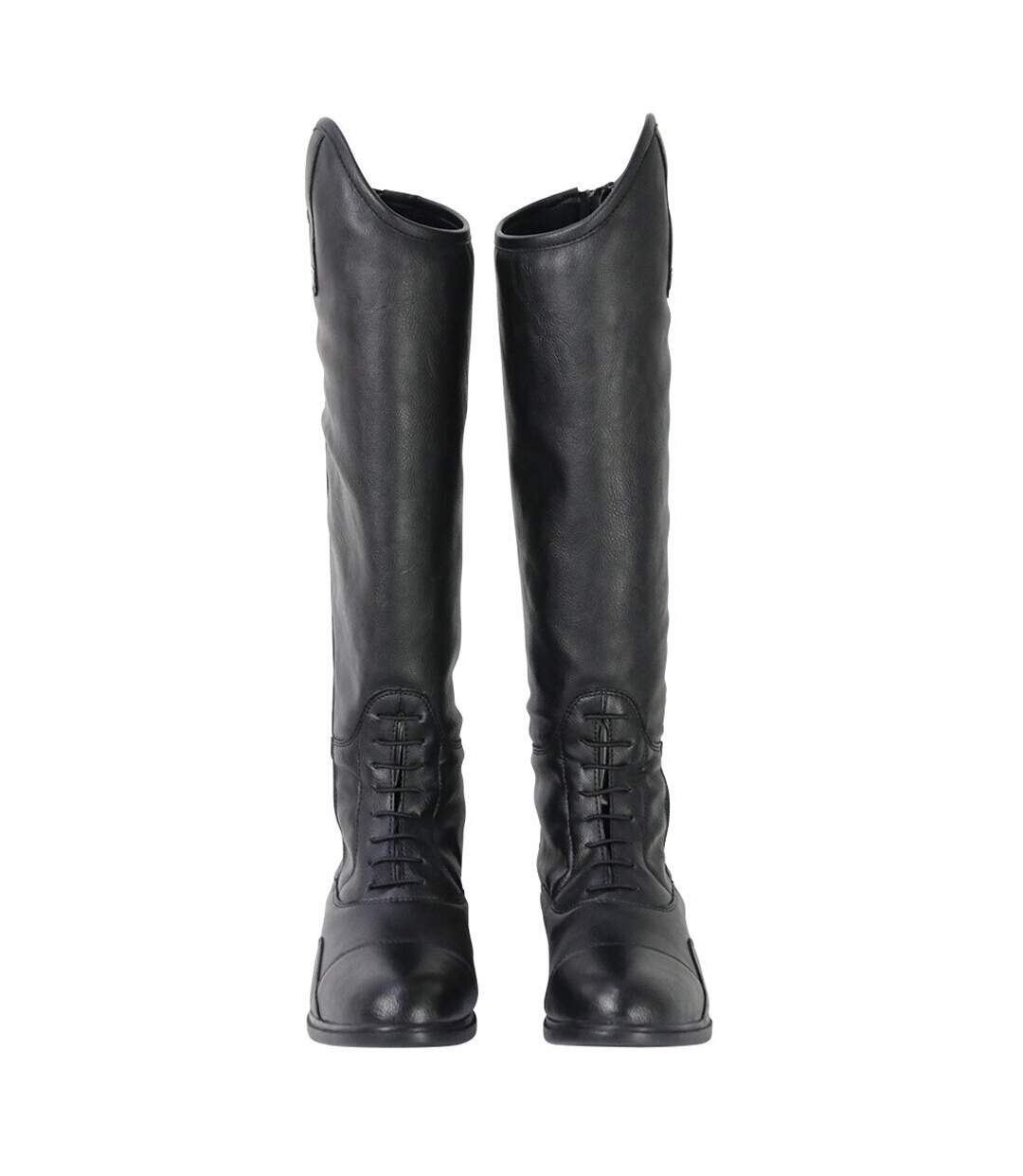 Womens/ladies formia long riding boots black HyLAND-3