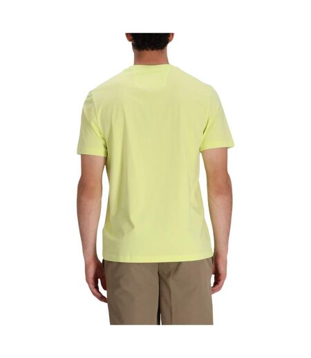 Mens Geometric Stretch Regular T-shirt Green Boss
