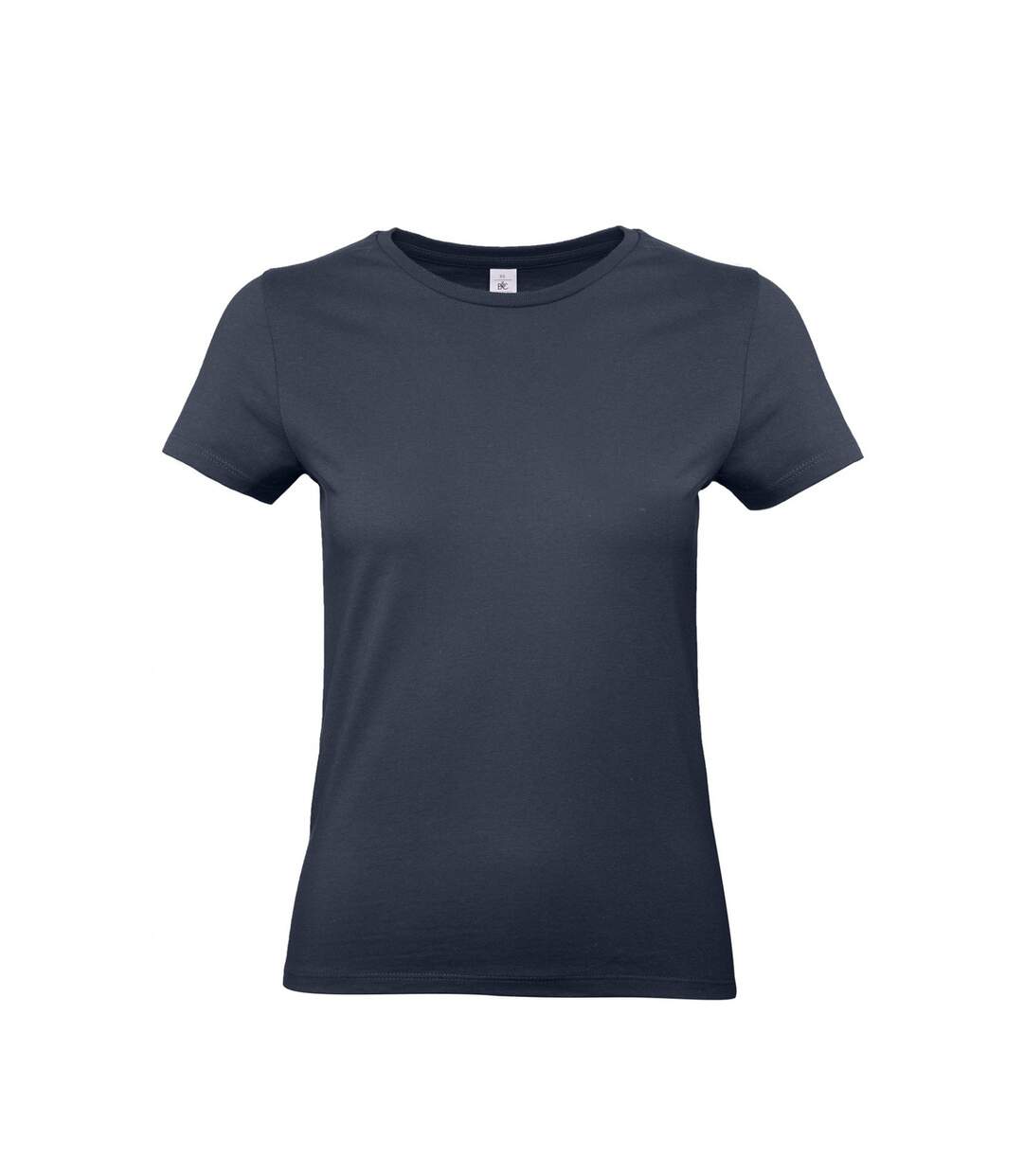 T-shirt femme bleu marine foncé B&C-1