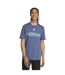 T-shirt Motif/style Linéaire House Of Tiro Homme Bleu Marine Bleu Sarcelle Adidas-4