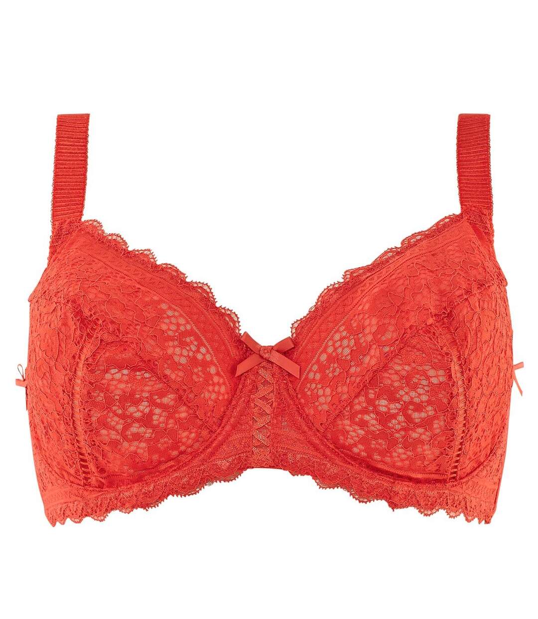 Soutien-gorge grand maintien C, D et E orange Elena-1