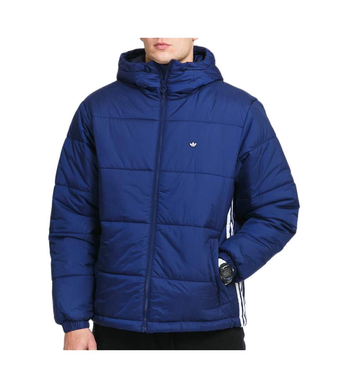 Doudoune Marine Homme Adidas Hooded Puff - XS