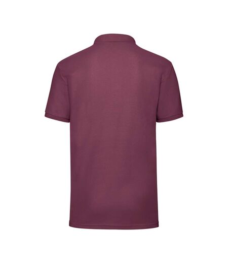 Polo 65/35 Homme Bordeaux Fruit Of The Loom