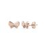 Boucles d'oreilles Butterfly Bow, Cristal d'Autriche