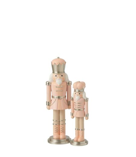 Statuette Déco Casse Noisette 28cm Rose