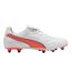 Mens Liga King Firm Ground Football Boots  White Puma-1