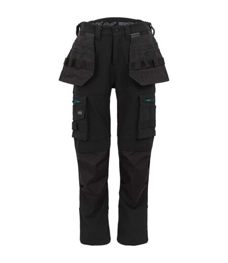Womens/ladies Waterproof Trousers Black Regatta Professional