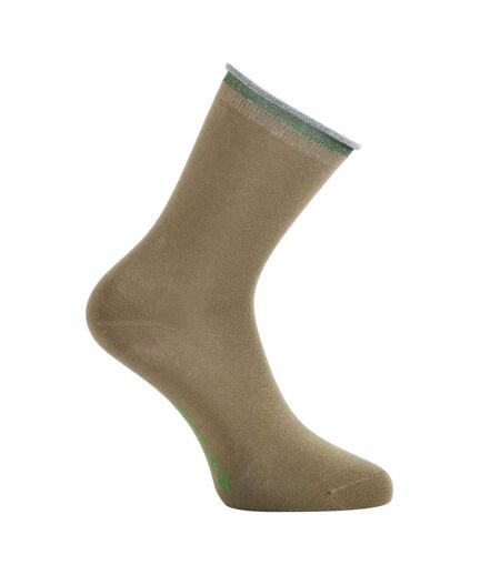 6 paires de chaussettes chinées et fil lurex femme Hand made Silver Pierre Cardin