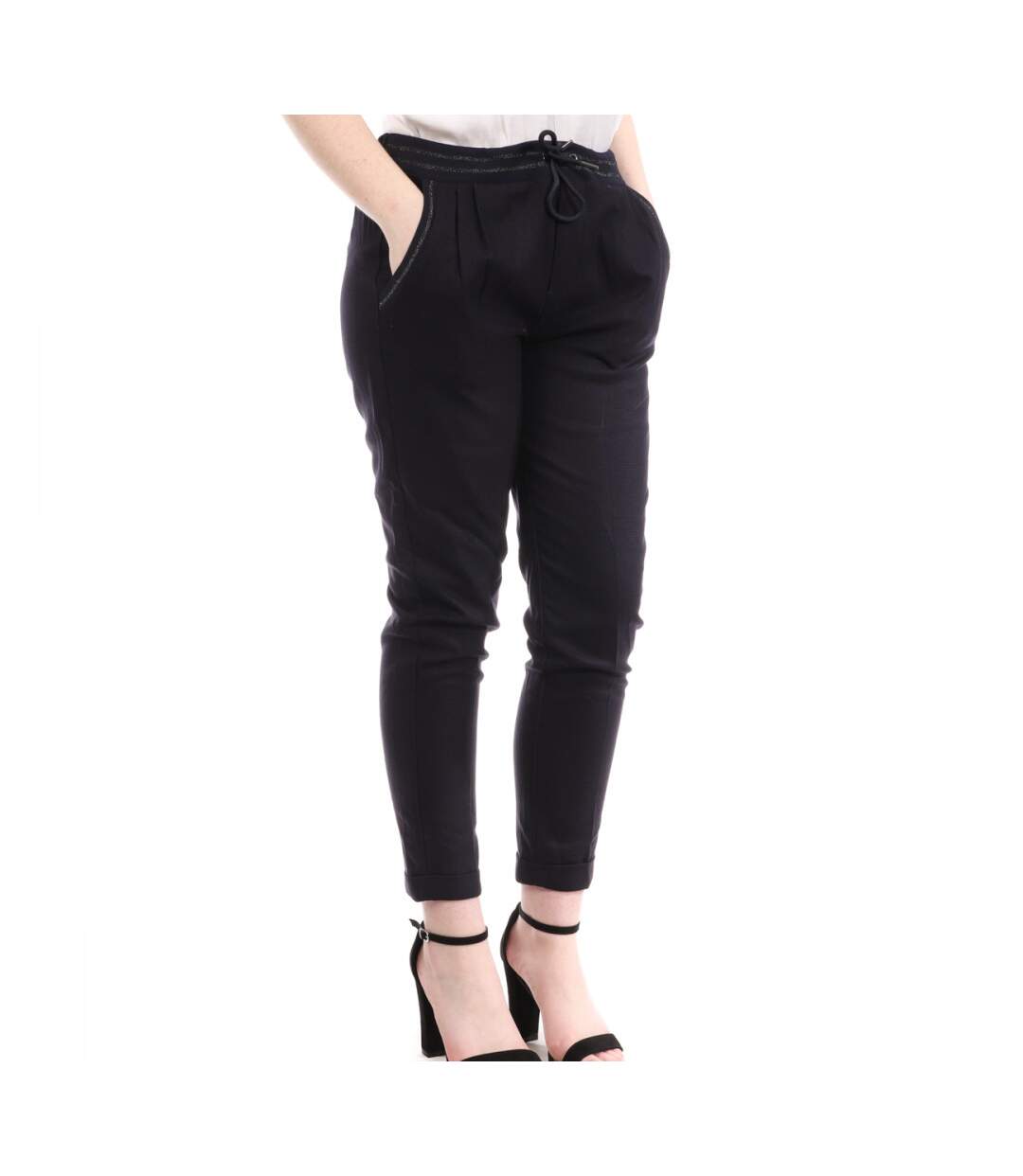 Pantalon Marine Femme Teddy Smith Jogo Rib