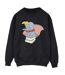Disney Sweat Womens/Ladies Dumbo Sitting On Books Sweatshirt (Noir) - UTBI15780-1