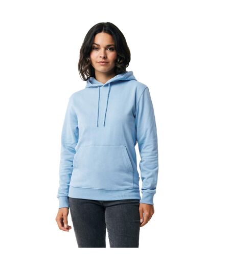 Unisex adult jasper recycled cotton hoodie sky blue Iqoniq