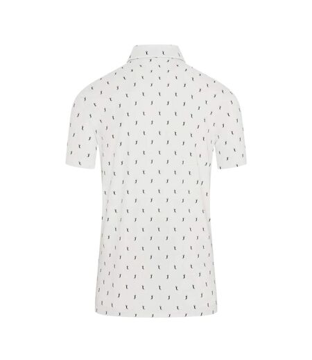 Polo de golf blanc homme lacoste regular fit protection uv